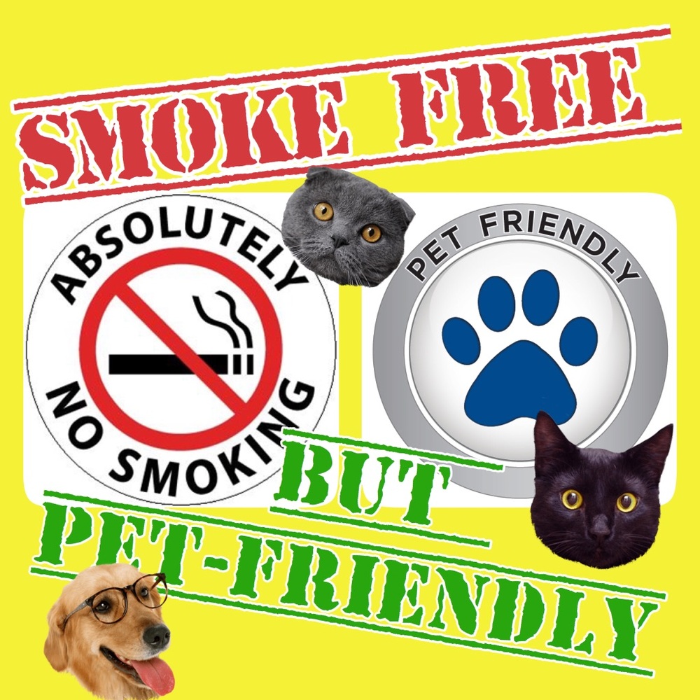 100% Smoke Free and Pet Friendly home!